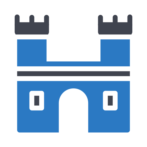 城 Generic Blue icon