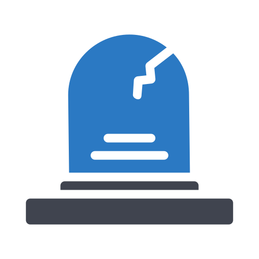 墓石 Generic Blue icon