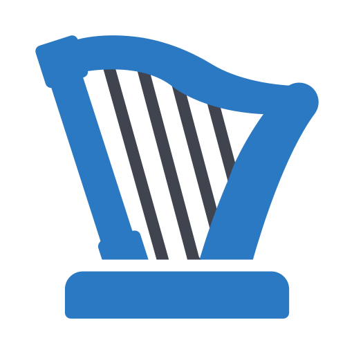 ハープ Generic Blue icon