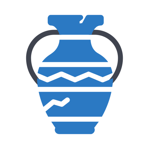 vaso Generic Blue Ícone