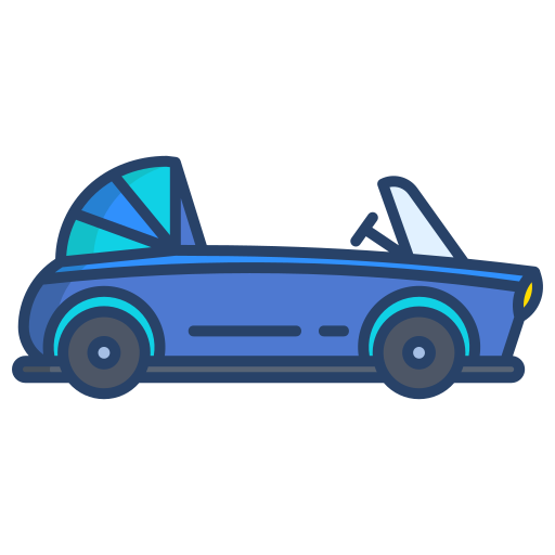 samochód Generic color outline ikona