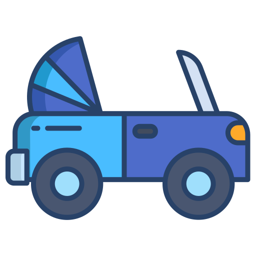 Car Generic color outline icon