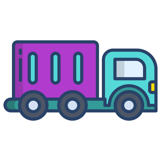 ciężarówka Generic color outline ikona