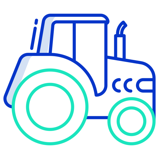 tracteur Generic color outline Icône