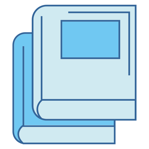 Books Generic Blue icon