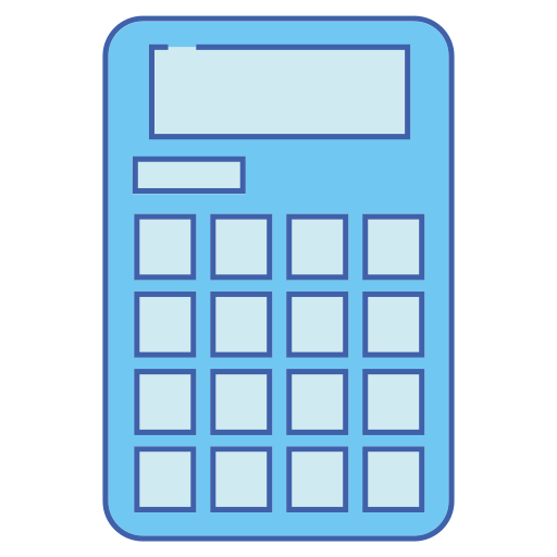 calculatrice Generic Blue Icône