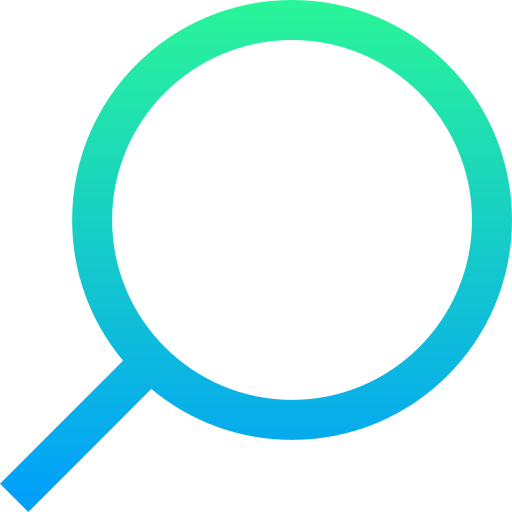 Magnifying glass Super Basic Straight Gradient icon
