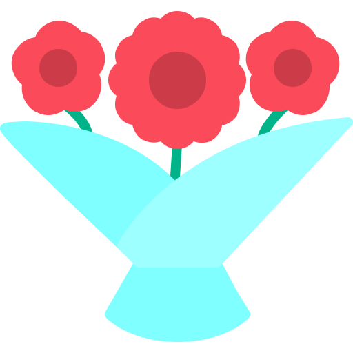 Букет цветов Generic Flat иконка