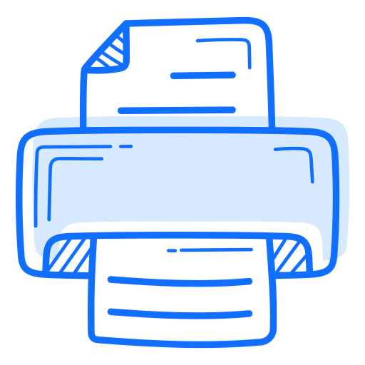 Printer Generic Blue icon