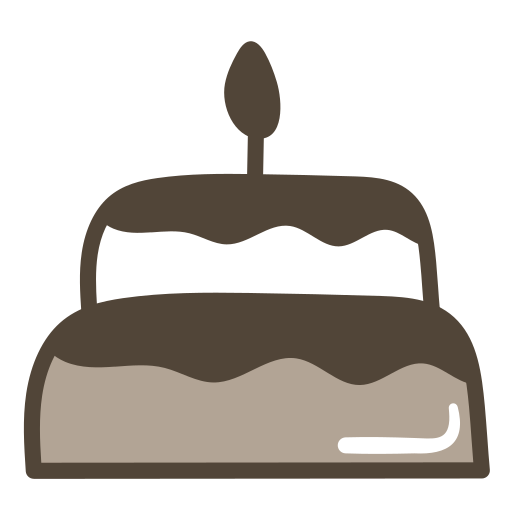 taart Generic Grey icoon