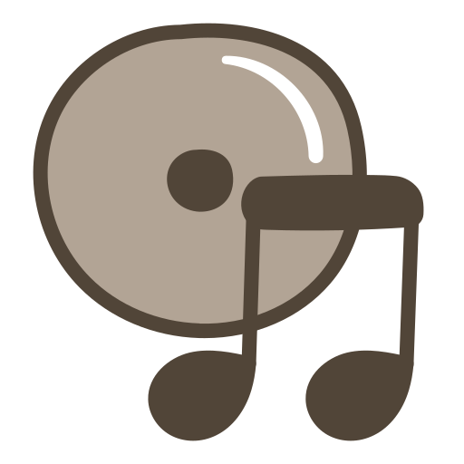 음악 Generic Grey icon