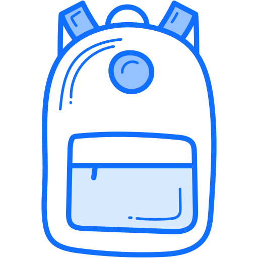 rucksack Generic Blue icon