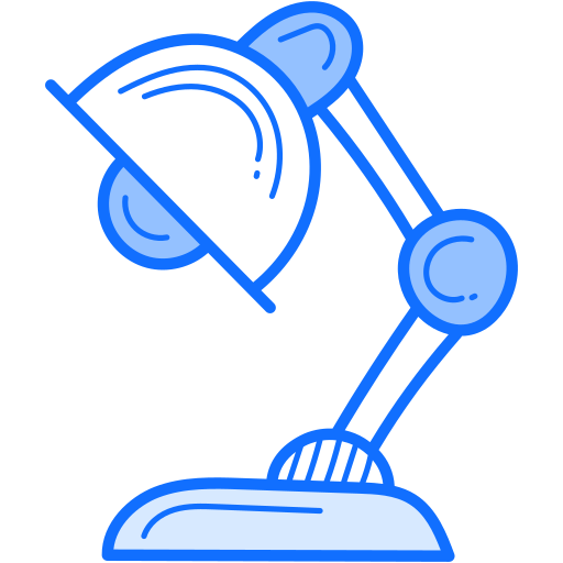 lámpara de escritorio Generic Blue icono