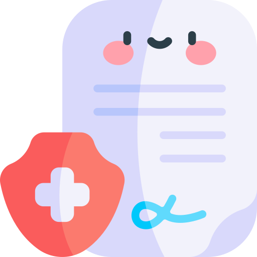 Medical insurance Kawaii Flat icon