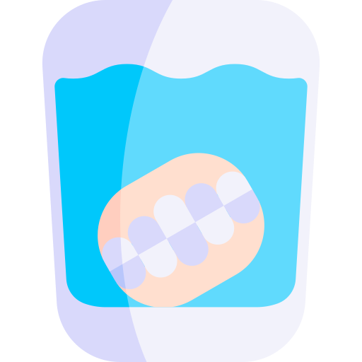 Denture Kawaii Flat icon