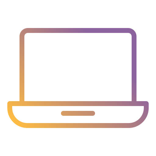 노트북 컴퓨터 Generic Gradient icon
