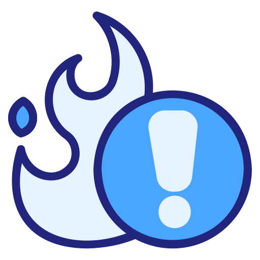gevaar Generic Blue icoon