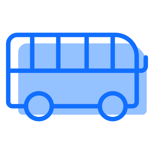 shuttle-van Generic Blue icon