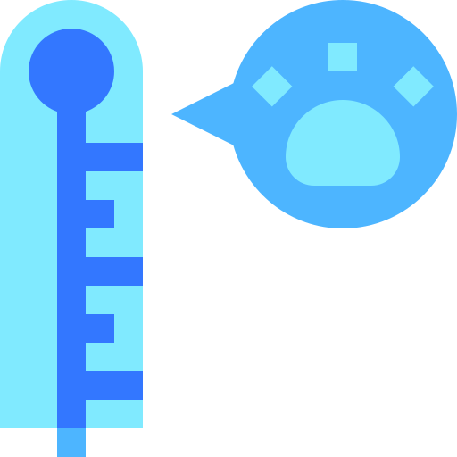 온도계 Basic Sheer Flat icon