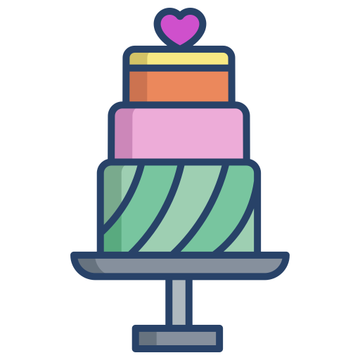 Торт Generic color outline иконка