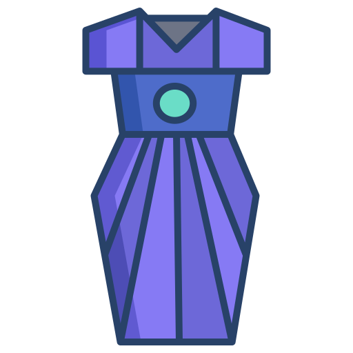 sukienka Generic color outline ikona