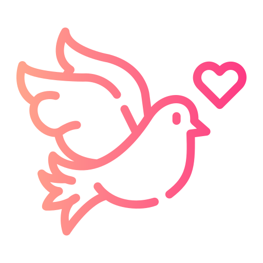 pájaros del amor Generic Gradient icono