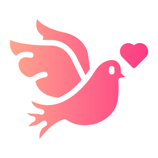 Love Birds Generic Flat Gradient icon