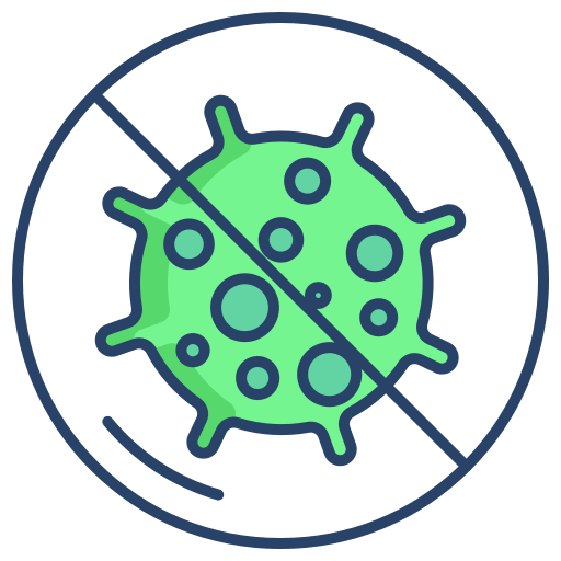 virus Generic color outline icona