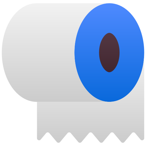 papier toaletowy Generic Flat Gradient ikona