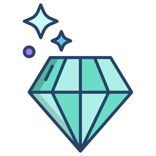 ダイヤモンド Generic color outline icon