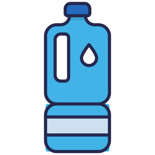 Бутылка с водой Generic Outline Color иконка