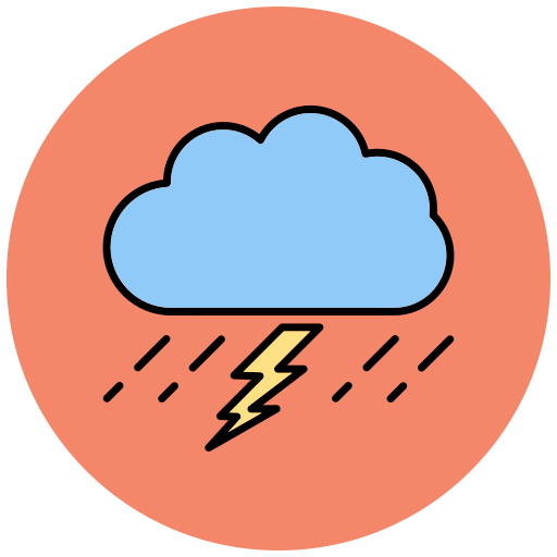Storm Generic Outline Color icon