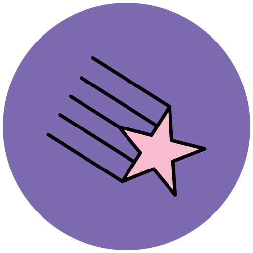 sternschnuppe Generic Outline Color icon