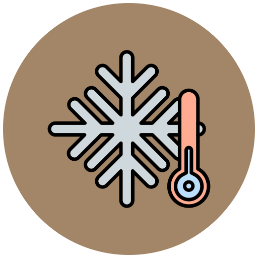 frío Generic Outline Color icono
