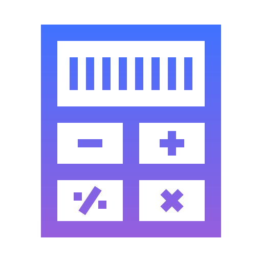 Calculator Generic Gradient icon