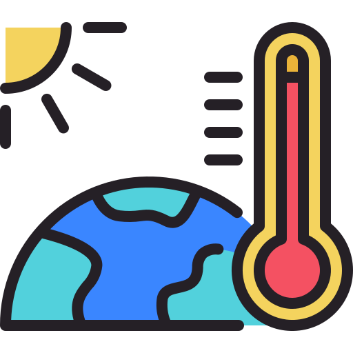 Global Warming Generic Outline Color icon