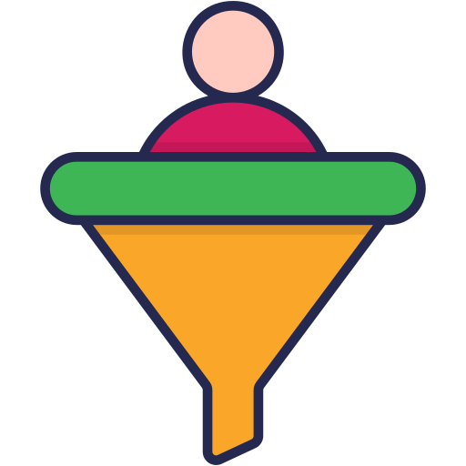 embudo Generic Outline Color icono