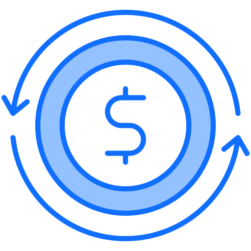 投資収益率 Generic Blue icon