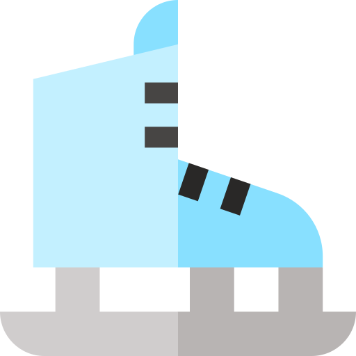 Ice Skate Basic Straight Flat icon