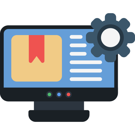 contentmanagement systeem Generic Flat icoon