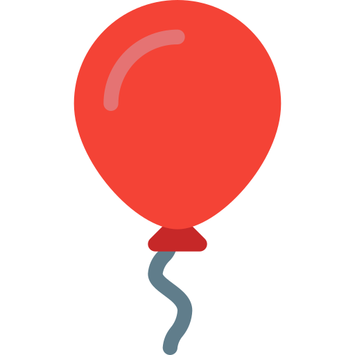 Balloon Pixel Perfect Flat icon