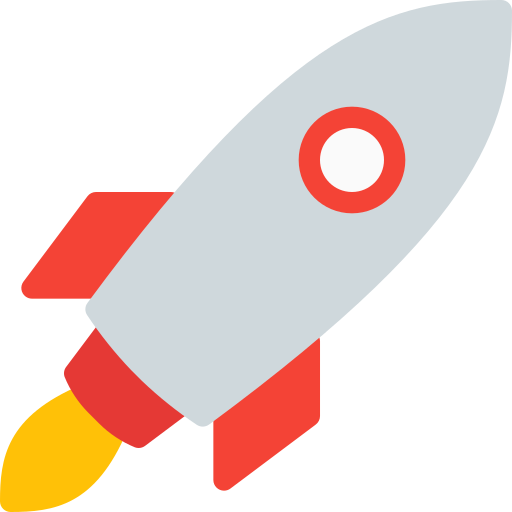 Rocket Pixel Perfect Flat icon