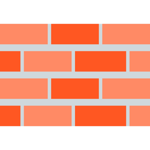 muro Pixel Perfect Flat icono