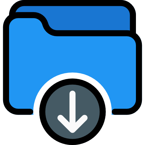 ordner Pixel Perfect Lineal Color icon