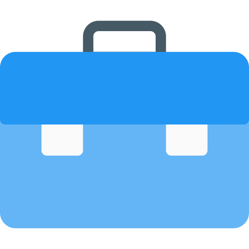 Briefcase Pixel Perfect Flat icon