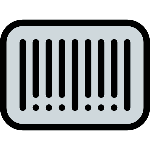 Barcode Pixel Perfect Lineal Color icon