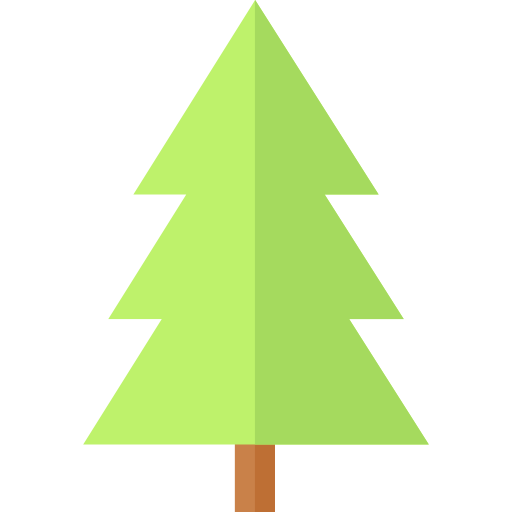 Tree Basic Straight Flat icon