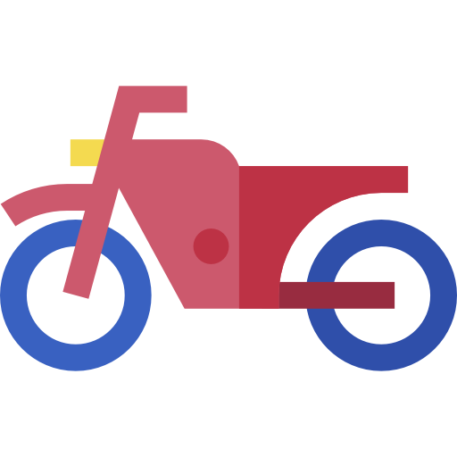 motorrad Basic Straight Flat icon