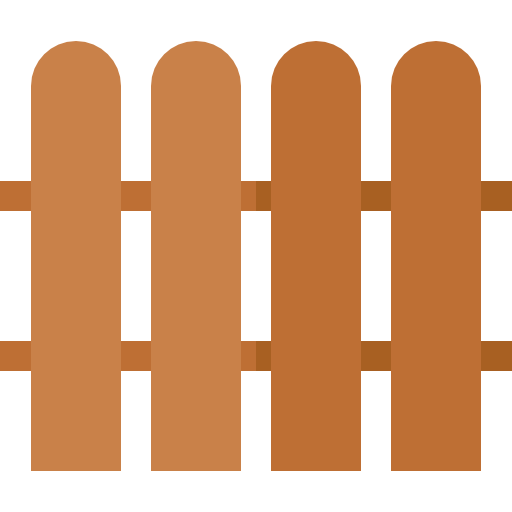 Fence Basic Straight Flat icon