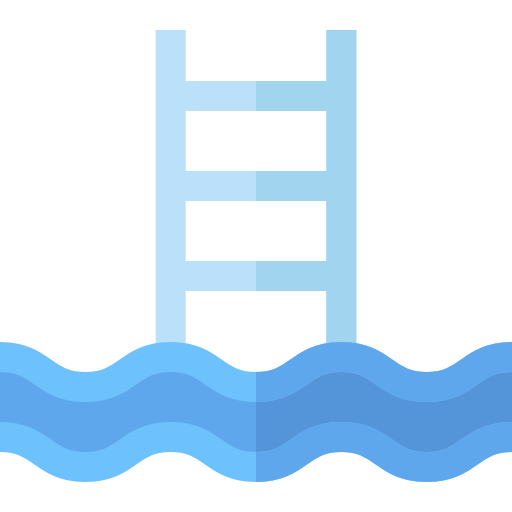 Swimming pool Basic Straight Flat icon